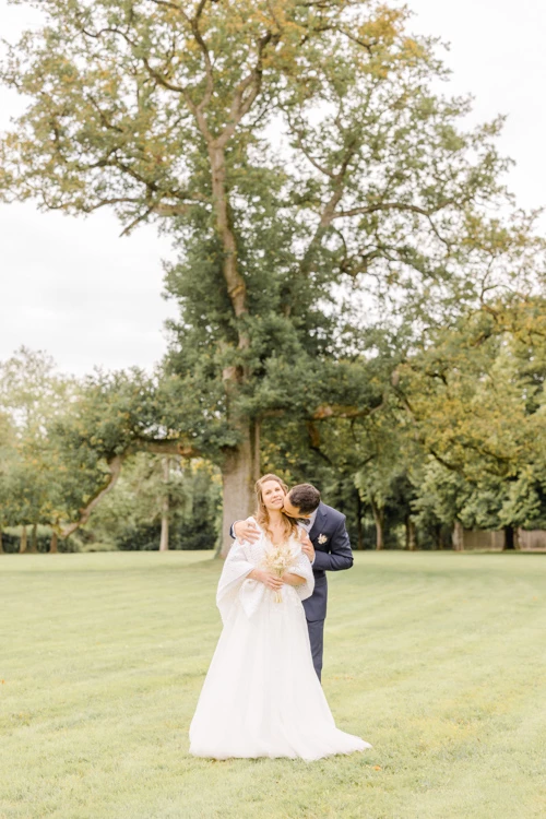 robe événement bonheur beige gris